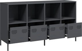 vidaXL Ντουλάπι Ανθρακί 135x39x73,5 εκ. από Χάλυβα Ψυχρής Έλασης
