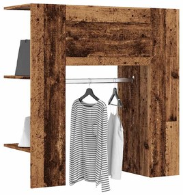 Ντουλάπι Διαδρόμου Παλιό Ξύλο 97,5 x 37 x 99 εκ. Επεξεργ. Ξύλο