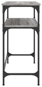 Τραπέζι Κονσόλα Γκρι Sonoma 75x35,5x75 εκ. Επεξεργασμένο Ξύλο - Γκρι