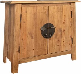 vidaXL Ντουλάπι Νιπτήρα 70x32x63 εκ. Μασίφ Ανακυκλωμένο Ξύλο Πεύκου