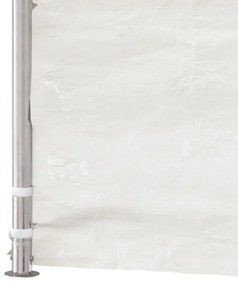 vidaXL Κιόσκι με Τέντα Λευκό 6,69 x 4,08 x 3,22 μ. από Πολυαιθυλένιο