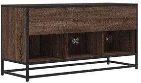 vidaXL Ντουλάπι τηλεόρασης καφέ δρυς 100x35x50 cm