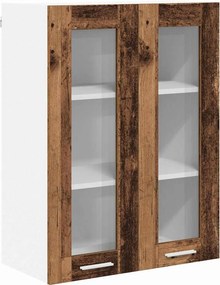 vidaXL Κρεμαστό ντουλάπι Παλιό ξύλο 60 x 31 x 80 εκ.