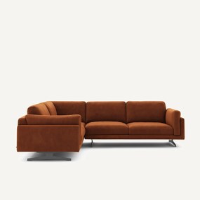 Γωνιακός καναπές από βελούδο, Cesar