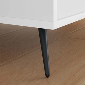 vidaXL Σταντ Πόδια 12 τεμ. Μαύρο 56 x 56 x 100 mm Σίδερο