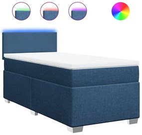 ΚΡΕΒΑΤΙ BOXSPRING ΜΕ ΣΤΡΩΜΑ ΜΠΛΕ 90X200 ΕΚ.ΥΦΑΣΜΑΤΙΝΟ 3288070