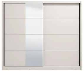 Ντουλάπα με Καθρέφτη Albi 245 Cashmere 245x60x216 εκ. 245x60x216 εκ.