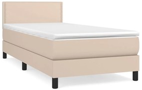 ΚΡΕΒΑΤΙ BOXSPRING ΜΕ ΣΤΡΩΜΑ ΚΑΠΟΥΤΣΙΝΟ 90X190ΕΚ.ΑΠΟ ΣΥΝΘ. ΔΕΡΜΑ 3141040