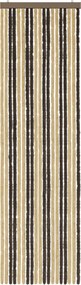 vidaXL Κουρτίνα εντόμων Chenille Σκούρο καφέ και μπεζ 56 x 200 cm