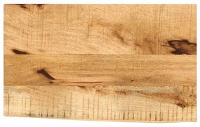 vidaXL Επιφάνεια Τραπεζιού 50x40x3,8 εκ. Live Edge Μασίφ Ξύλο Μάνγκο