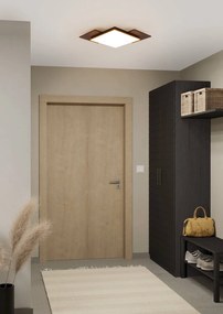 Φωτιστικό Οροφής Eglo 99656 TAMURIA Καφέ (Brown)|Μαύρο Ματ (Black Mat) 3000K