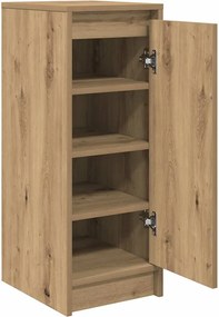 vidaXL Παπουτσοθήκη Χρώμα Αρτισιανή Δρυς 29,5x34x76 εκ. Επεξ. Ξύλο