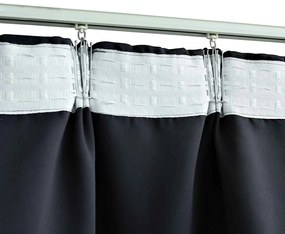 vidaXL Κουρτίνα Συσκότισης με Γάντζους Ανθρακί 290 x 245 εκ.