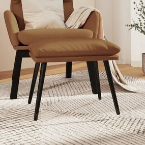 vidaXL Υποπόδιο Taupe 45 x 30 x 39 εκ. από Ύφασμα Μικροϊνών