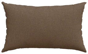 vidaXL Μαξιλάρι Καναπέ 2 pcs Καφέ 50 x 30 cm ύφασμα