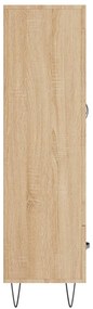 vidaXL Ντουλάπα Sonoma Δρυς 69,5 x 31 x 115 εκ. από Επεξεργασμένο Ξύλο