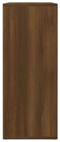 vidaXL Ντουλάπι Καφέ Δρυς 60 x 30 x 75 εκ. από Επεξεργασμένο Ξύλο