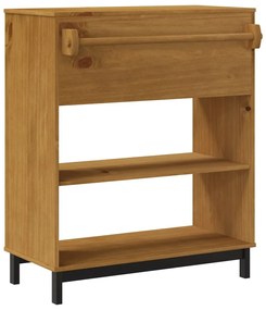 vidaXL Τραπέζι Μπαρ FLAM 92 x 45 x 110 εκ. από Μασίφ Ξύλο Πεύκου