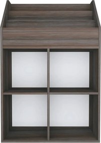 vidaXL Παιδική Ραφιέρα Περ. Γκρι/Sonoma Δρυς 71x30x114εκ Επεξ. Ξύλο