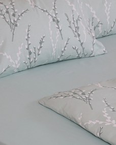 Σετ Σεντόνια Cotton Feelings 2054 Aqua Διπλό με λάστιχο (150x205+30)