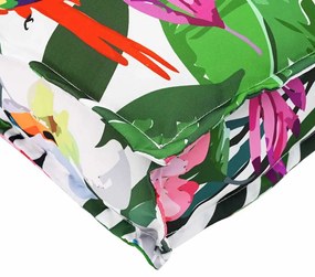 vidaXL Μαξιλάρι Floral Πολύχρωμο 80 x 80 x 12 cm Ύφασμα Όξφορντ