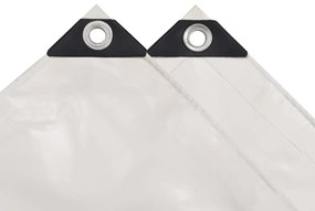 vidaXL Μουσαμάς Λευκός 1,5 x 20 μ. 650 γρ./μ.²