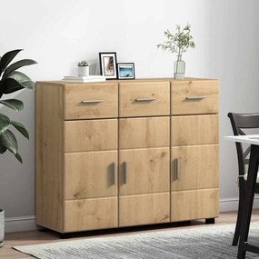 vidaXL Πλαϊνό γραφείο FLORIN 88,5 x 30,5 x 73 εκ Artisan Oak