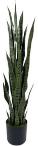 Τεχνητό Φυτό Σανσεβιέρα Trifasciata 7411-6 100cm Green Supergreens Leather,Plastic