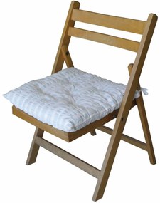 Μαξιλάρι Καρέκλας 583-20 White-Ciel Viopros 40Χ40 40x40cm 100% Cotton