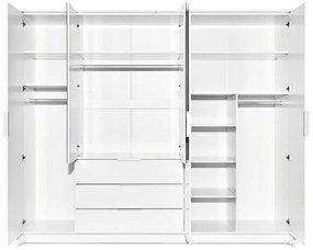 Ντουλάπα Togo 255 πεντάφυλλη