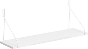 Ραφιέρα τοίχου Tars pakoworld λευκό 72x20x27εκ