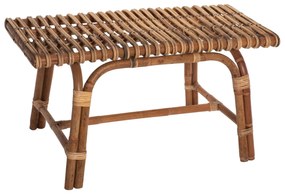 BENCH MADE OF RATTAN NATURAL COLOR 90x42x48Hcm.