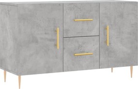 vidaXL Ντουλάπι Γκρι Σκυροδέματος 100 x 36 x 60 εκ. Επεξεργασμένο Ξύλο