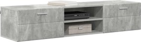 vidaXL Ξύλινο Ντουλάπι Υψηλής γυαλάδας λευκό 150 x 39 x 30 εκ