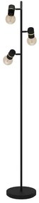Eglo Lurone Μοντέρνο Φωτιστικό Δαπέδου Υ160xΜ20.5εκ. με Ντουί για Λαμπτήρα E27 σε Μαύρο Χρώμα 900179
