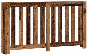 vidaXL Κάλυμμα Καλοριφέρ Όψη Παλαιού Ξύλου 149x20x82 εκ. Επεξ. Ξύλο