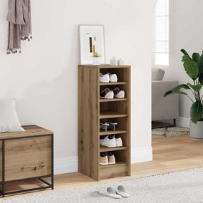 vidaXL Ντουλάπι παπουτσιών Artisan Oak 32x35x92 cm Κατασκευασμένο ξύλο