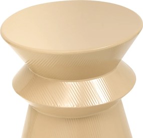 Βοηθητικό Τραπεζάκι (Φ35.5x45) A-S Maya Beige 213195A