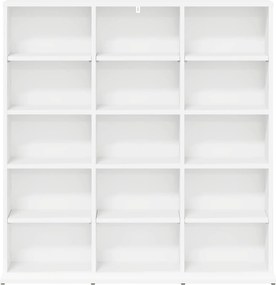 vidaXL Ντουλάπα CD Λευκό 96 x 23,5 x 97,5 εκ. Επεξεργασμένο Ξύλο