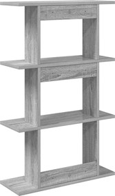 vidaXL Ράφι Τοίχου Γκρι Sonoma 56 x 20 x 90 εκ