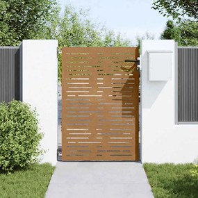 vidaXL Πύλη Κήπου με Τετράγωνο Σχέδιο 85 x 150 εκ. από Ατσάλι Corten
