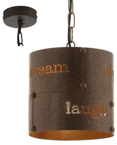 Φωτιστικό Οροφής Coldingham 49794 Rust Eglo Metal