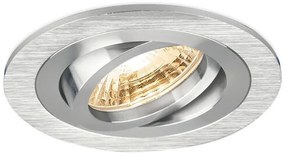 Φωτιστικό Σποτ Braytron BH03-00163 Ασημί Βουρτσισμένο (Brushed Silver)
