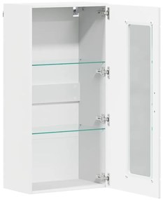 vidaXL Ντουλάπα τοίχου Λευκό 55 x 29 x 100 εκ Επεξεργασμένο ξύλο