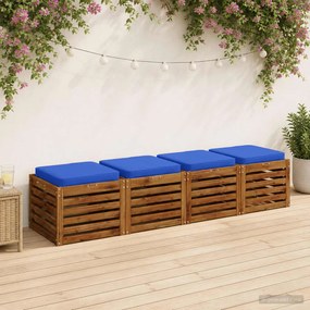 vidaXL Μαξιλάρια καθιστικού 4 κομματιών VUGHT 4 pcs 100% Πολυεστέρας