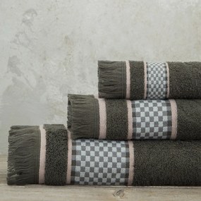 Πετσέτα Σώματος (70x140) Nima Sutra Brown 480gsm