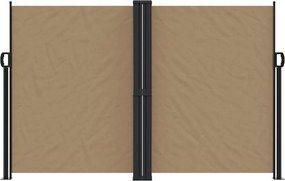 vidaXL Σκίαστρο Πλαϊνό Συρόμενο Taupe 160 x 1200 εκ.
