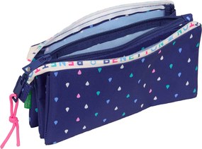 Κασετίνα Benetton Drop Πολύχρωμο 22 x 12 x 3 cm