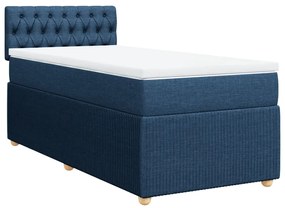 ΚΡΕΒΑΤΙ BOXSPRING ΜΕ ΣΤΡΩΜΑ ΜΠΛΕ 90X200 ΕΚ.ΥΦΑΣΜΑΤΙΝΟ 3287352