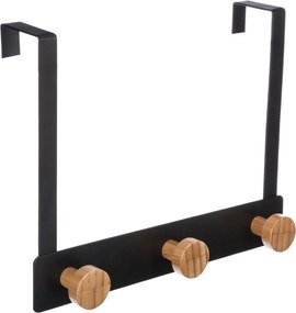 Κρεμάστρα Πόρτας 3 Θέσεων F-V Hooks Black 151569A